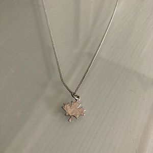 Canadian maple leaf necklace